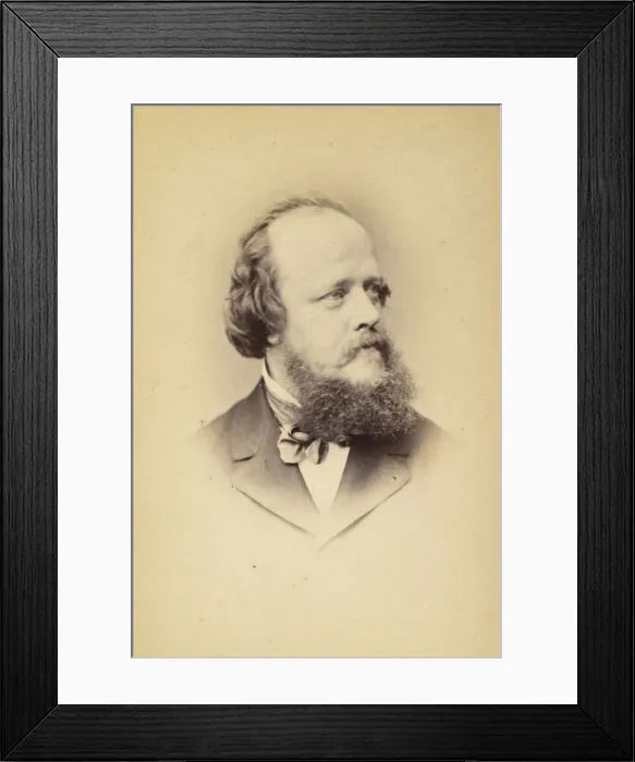 Framed Print : Marshall C. Claxton, 1860s. Creator: John & Charles Watkins Framed Print : Marshall C. Claxton, 1860s. Creator: John & Charles Watkins