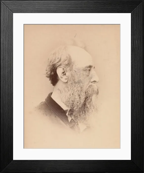 Framed Print : [George Frederick Watts], 1860s. Creator: John & Charles Watkins