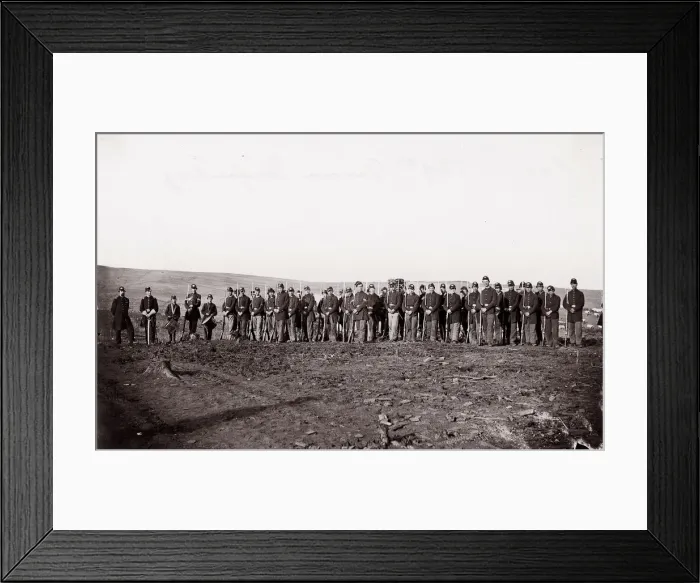 Framed Print : 139th Pennsylvania Infantry, 1861-65. Creator: Unknown Framed Print : 139th Pennsylvania Infantry, 1861-65. Creator: Unknown