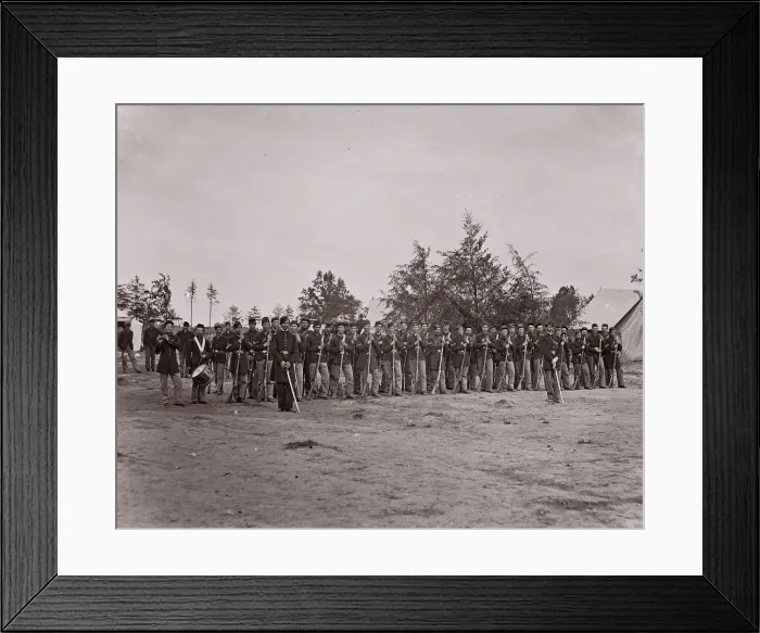 Framed Print : 30th Pennsylvania Infantry, 1861-65. Creator: Unknown Framed Print : 30th Pennsylvania Infantry, 1861-65. Creator: Unknown