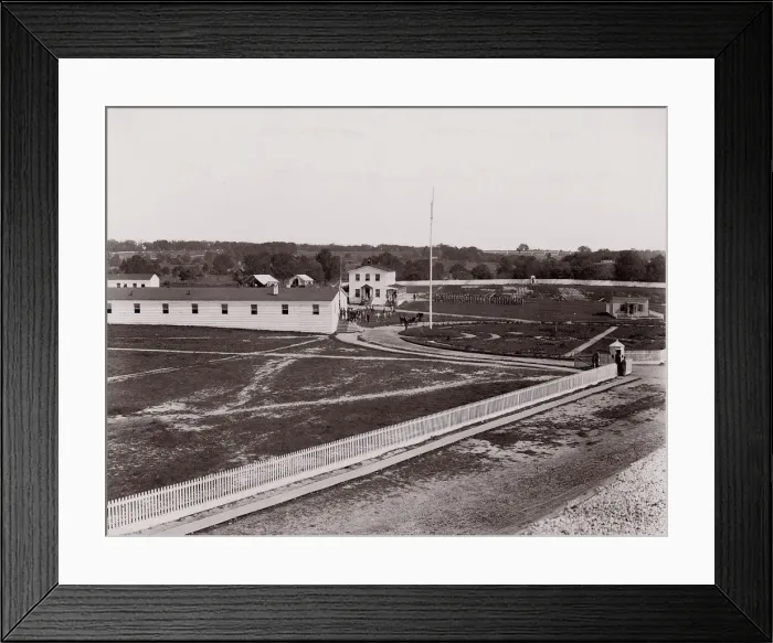 Framed Print : Washington. Harewood Hospital, 1861-65. Creator: Unknown Framed Print : Washington. Harewood Hospital, 1861-65. Creator: Unknown