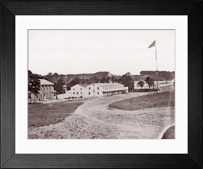 Framed Print : Camp Barry near Bladensberg, Maryland. Artillery Depot, 1861-65. Creator: Unknown