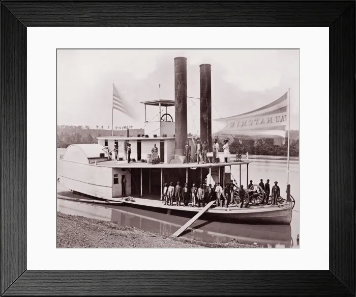 Framed Print : U. S. Transport Wauhatchie, 1861-65. Creator: Unknown Framed Print : U. S. Transport Wauhatchie, 1861-65. Creator: Unknown