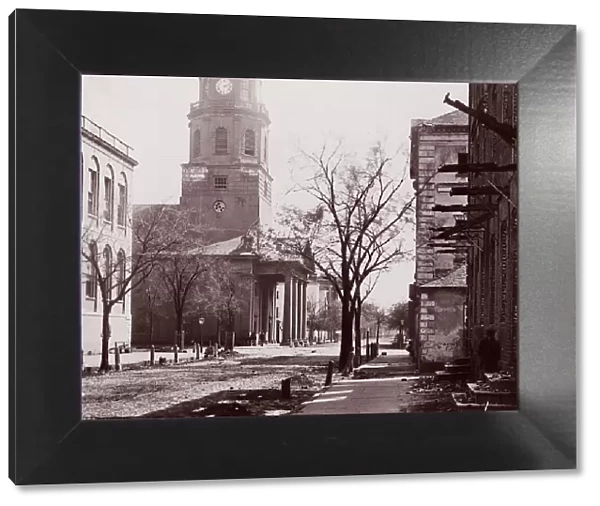 St. Michaels Church, Charleston, S. C. ca. 1864. Creator: George N. Barnard
