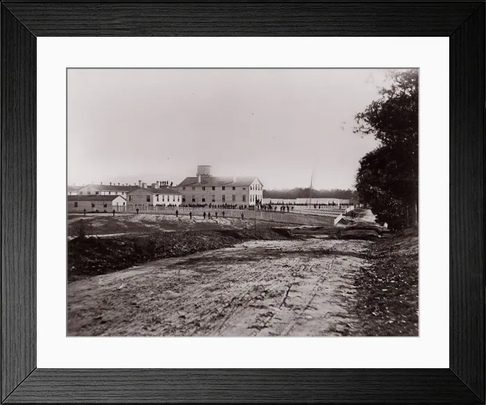Framed Print : Washington. Harewood Hospital, 1861-65. Creator: Unknown Framed Print : Washington. Harewood Hospital, 1861-65. Creator: Unknown