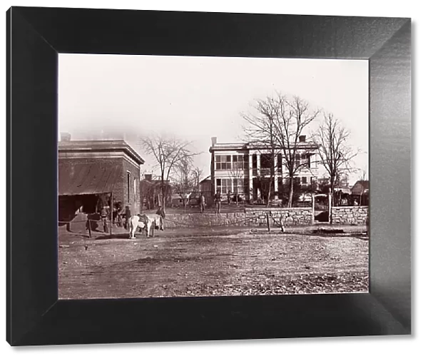 Provost Marshals Headquarters, Chattanooga, ca. 1864. Creator: George N. Barnard