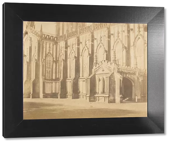 [Part of the Exterior of the St. Pauls Cathedral, Calcutta], 1850s. Creator: Captain R