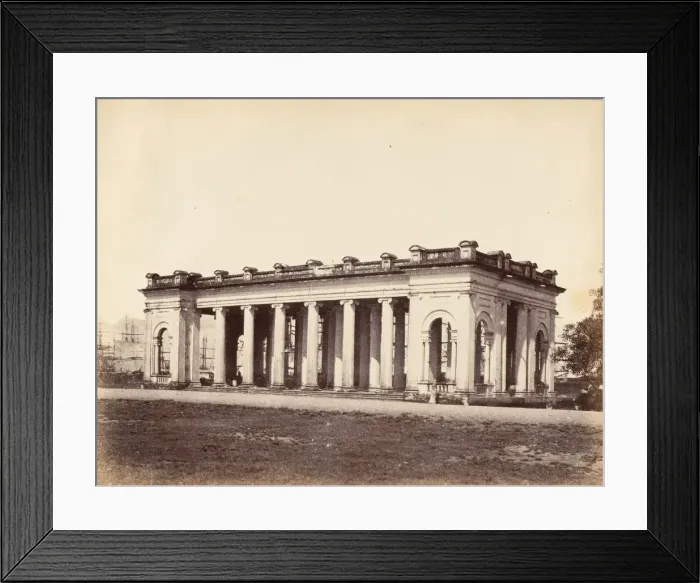 Framed Print : Prinseps Ghat, Calcutta, 1850s. Creator: Captain R. B. Hill Framed Print : Prinseps Ghat, Calcutta, 1850s. Creator: Captain R. B. Hill