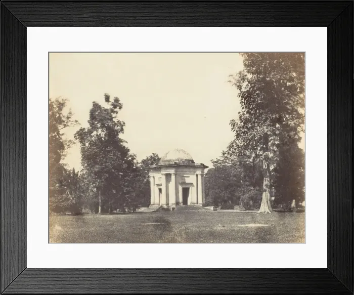 Framed Print : [Entrance to Botanical Gardens, Calcutta], 1850s. Creator: Captain R. B. Hill