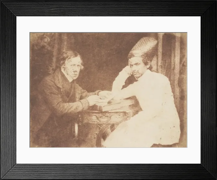 Framed Print : Sir John Jaffray and Dhanjiobai Nauroji, 1843-47. Creators: David Octavius Hill Framed Print : Sir John Jaffray and Dhanjiobai Nauroji, 1843-47. Creators: David Octavius Hill