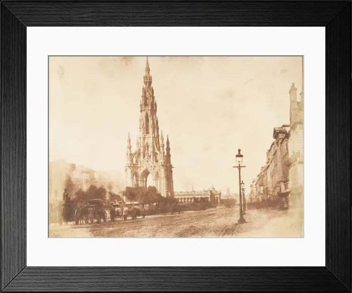 Framed Print : Edinburgh. The Scott Monument, 1843-47. Creators: David Octavius Hill, Robert Adamson Framed Print : Edinburgh. The Scott Monument, 1843-47. Creators: David Octavius Hill, Robert Adamson