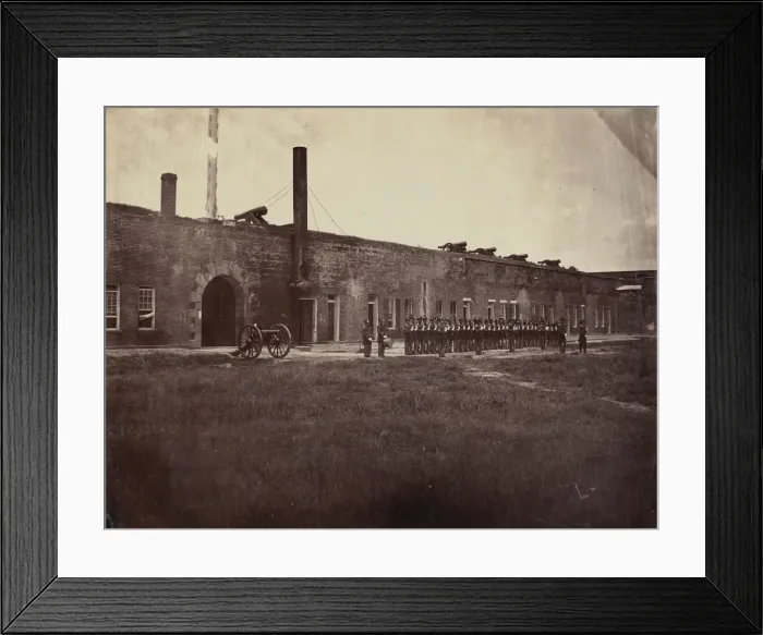 Framed Print : Fort Pulaski, 1860s Framed Print : Fort Pulaski, 1860s