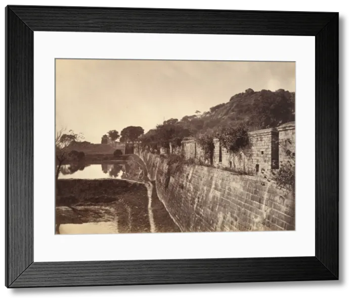 Framed Print : A Portion of the Citywall, Foochow, ca. 1869. Creator: Afong Lai Framed Print : A Portion of the Citywall, Foochow, ca. 1869. Creator: Afong Lai