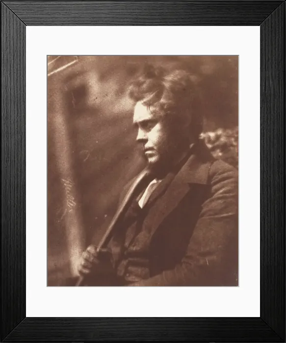 Framed Print : Hugh Miller, 1843-47. Creators: David Octavius Hill, Robert Adamson, Hill & Adamson