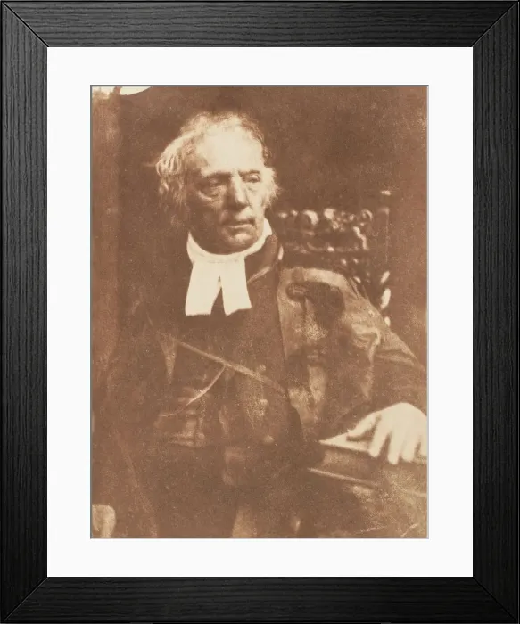 Framed Print : Thomas Chalmers, 1843-47. Creators: David Octavius Hill, Robert Adamson Framed Print : Thomas Chalmers, 1843-47. Creators: David Octavius Hill, Robert Adamson