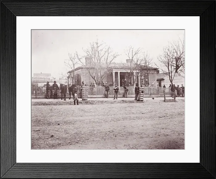 Framed Print : Headquarters of General Sherman or Thomas, Chattanooga, ca. 1864. Creator: George N Framed Print : Headquarters of General Sherman or Thomas, Chattanooga, ca. 1864. Creator: George N