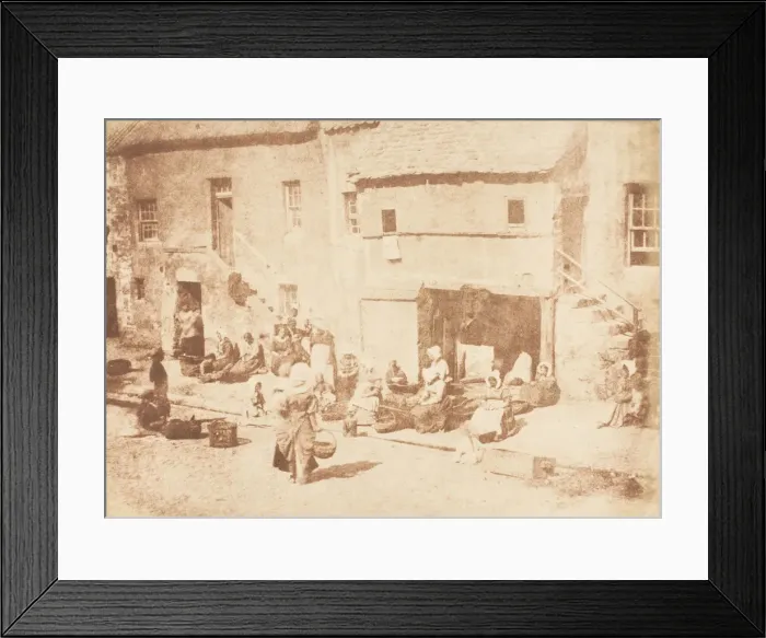 Framed Print : St. Andrews. North Street, Fishergate, 1843-47. Creators: David Octavius Hill Framed Print : St. Andrews. North Street, Fishergate, 1843-47. Creators: David Octavius Hill