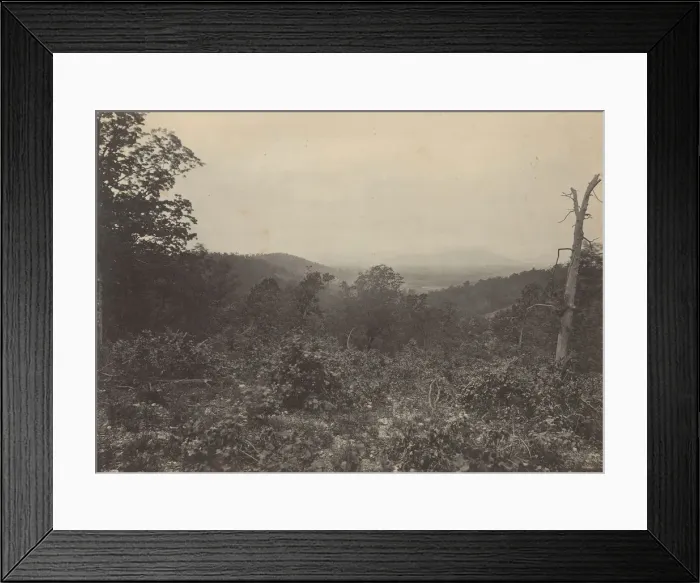 Framed Print : Mission Ridge Scene of Shermans Attack, 1860s. Creator: George N. Barnard