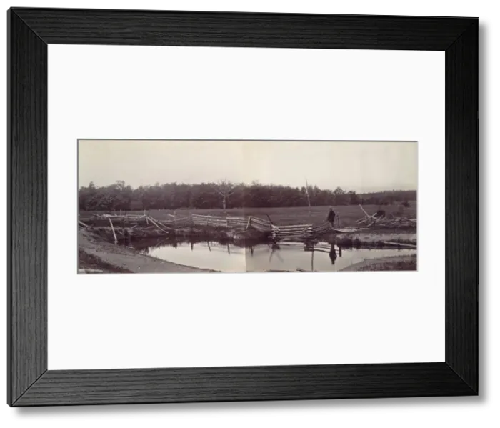 Framed Print : Gettysburg Wheat Field, 1863. Creator: Unknown Framed Print : Gettysburg Wheat Field, 1863. Creator: Unknown