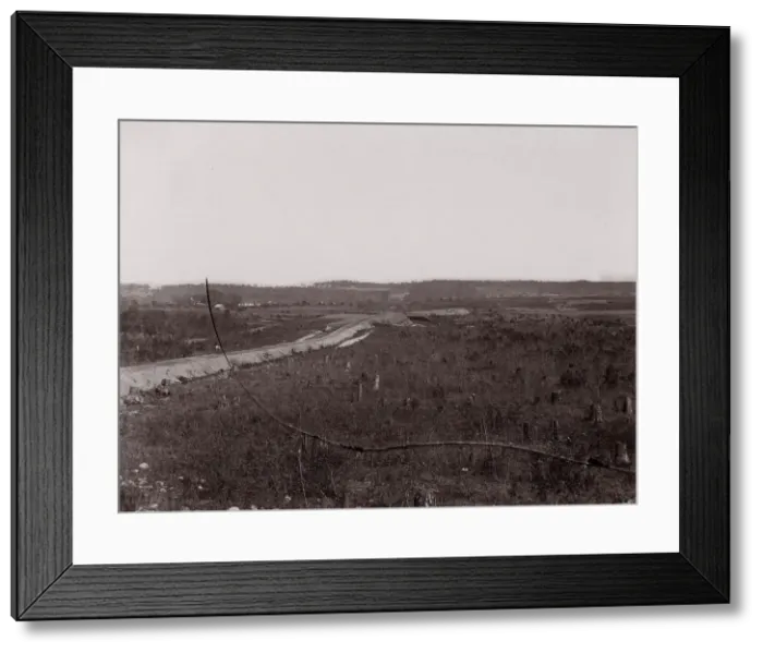 Framed Print : Fortifications, 1861-65. Creator: Unknown Framed Print : Fortifications, 1861-65. Creator: Unknown