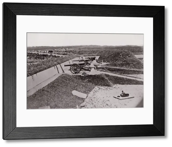 Framed Print : Cannon, 1861-65. Creator: Unknown Framed Print : Cannon, 1861-65. Creator: Unknown