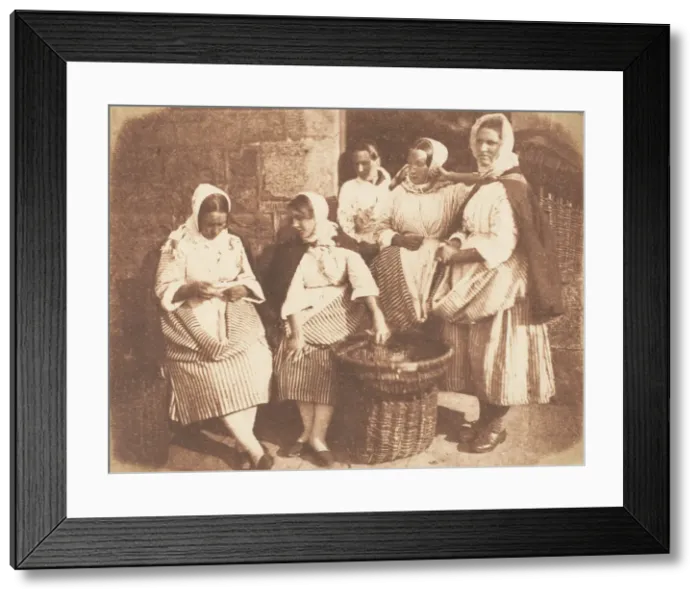Framed Print : Newhaven Fishwives, 1843-47. Creators: David Octavius Hill, Robert Adamson Framed Print : Newhaven Fishwives, 1843-47. Creators: David Octavius Hill, Robert Adamson