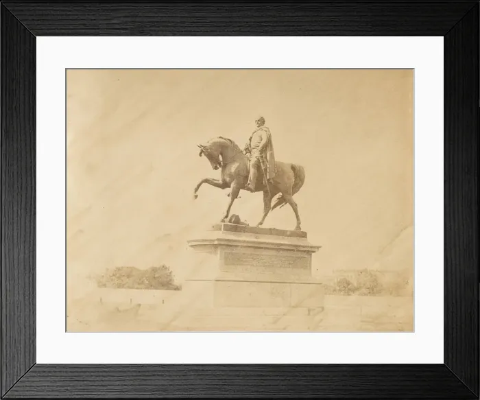 Framed Print : Lord Hardinges Monument, Calcutta, 1850s. Creator: Captain R. B. Hill Framed Print : Lord Hardinges Monument, Calcutta, 1850s. Creator: Captain R. B. Hill