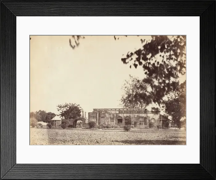 Framed Print : Gooldar House, 1850s. Creator: Captain R. B. Hill Framed Print : Gooldar House, 1850s. Creator: Captain R. B. Hill