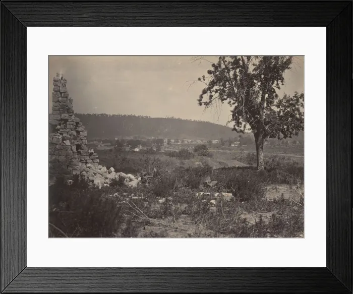 Framed Print : Ringold, Georgia, 1860s. Creator: George N. Barnard Framed Print : Ringold, Georgia, 1860s. Creator: George N. Barnard