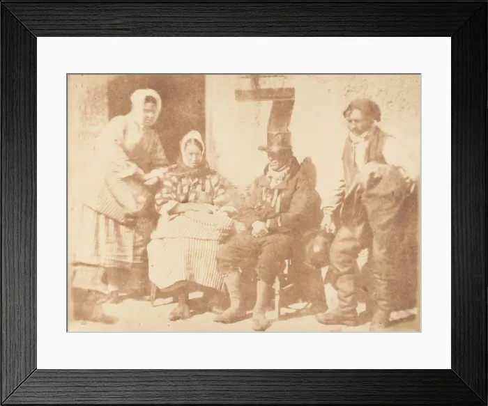 Framed Print : Newhaven Family, 1843-47. Creators: David Octavius Hill, Robert Adamson Framed Print : Newhaven Family, 1843-47. Creators: David Octavius Hill, Robert Adamson