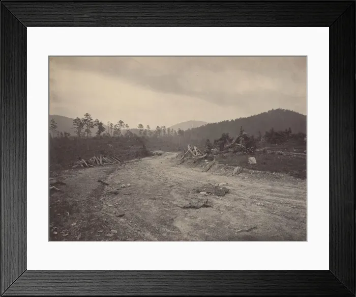 Framed Print : Buzzard Roost, Georgia, 1860s. Creator: George N. Barnard Framed Print : Buzzard Roost, Georgia, 1860s. Creator: George N. Barnard
