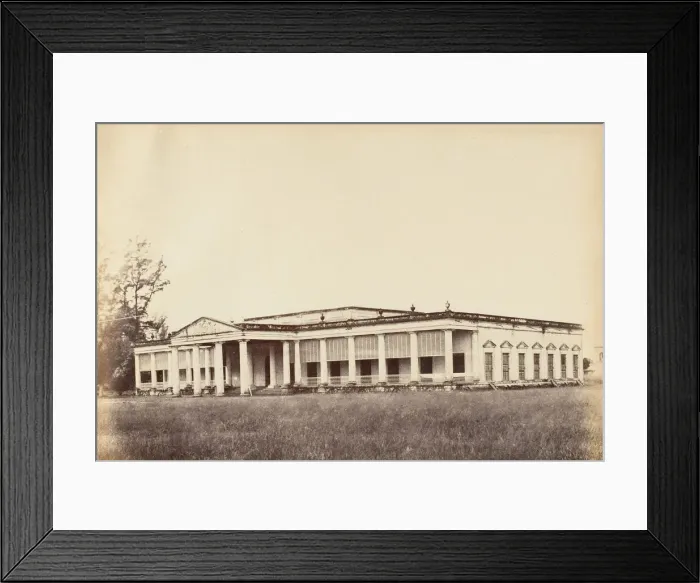 Framed Print : Outram Institute, Calcutta, 1850s. Creator: Captain R. B. Hill Framed Print : Outram Institute, Calcutta, 1850s. Creator: Captain R. B. Hill