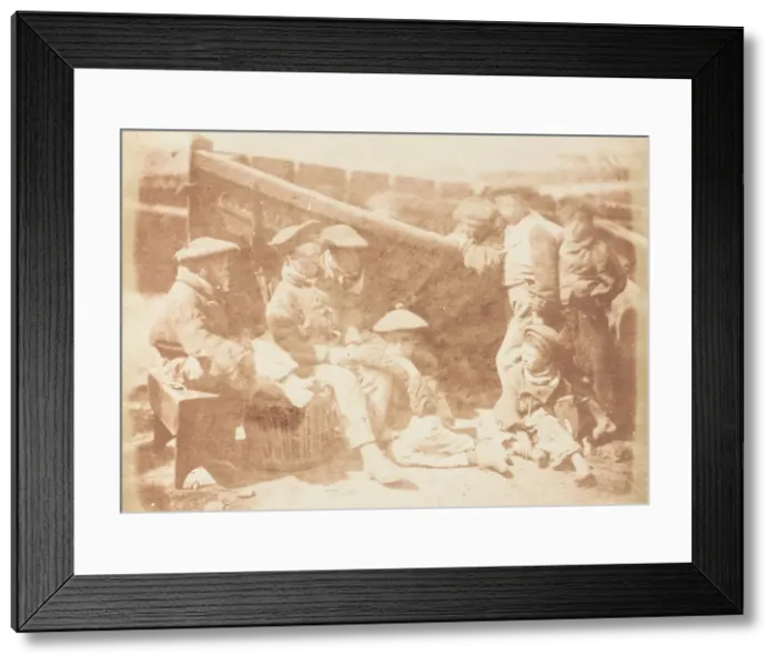 Framed Print : Newhaven Boys, 1843-47. Creators: David Octavius Hill, Robert Adamson, Hill & Adamson Framed Print : Newhaven Boys, 1843-47. Creators: David Octavius Hill, Robert Adamson, Hill & Adamson