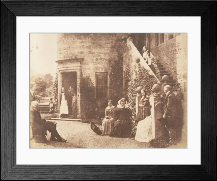 Framed Print : Bonaly Towers. Home of Lord Cockburn, 1843-47. Creators: David Octavius Hill Framed Print : Bonaly Towers. Home of Lord Cockburn, 1843-47. Creators: David Octavius Hill