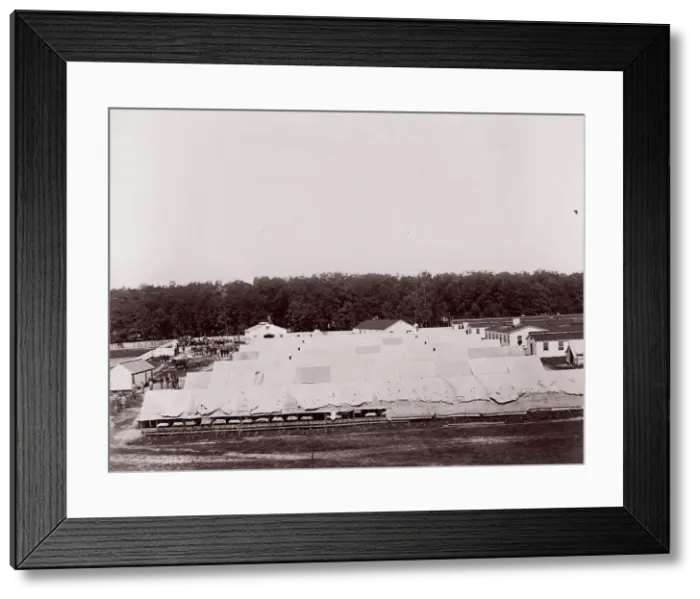 Framed Print : Washington. Harewood Hospital, 1861-65. Creator: Unknown Framed Print : Washington. Harewood Hospital, 1861-65. Creator: Unknown