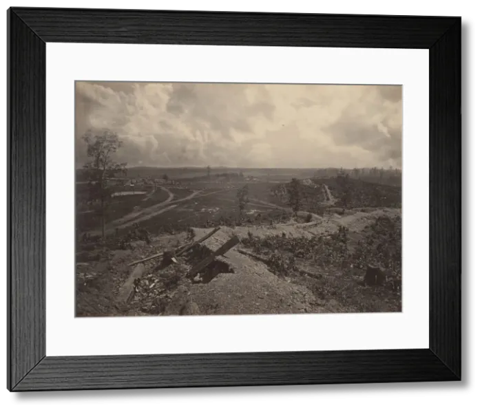 Framed Print : Battle Ground of Resacca, Georgia No. 4, 1860s. Creator: George N. Barnard
