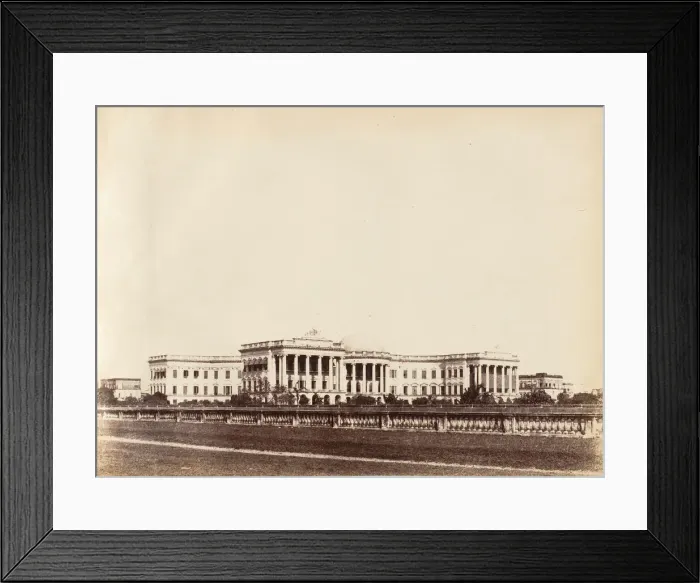 Framed Print : [Government House, Calcutta], 1850s. Creator: Captain R. B. Hill