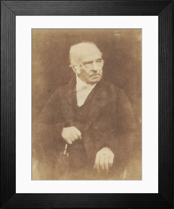 Framed Print : Rev. Dr. Thomas Chalmers (?), 1843-47. Creators: David Octavius Hill, Robert Adamson Framed Print : Rev. Dr. Thomas Chalmers (?), 1843-47. Creators: David Octavius Hill, Robert Adamson