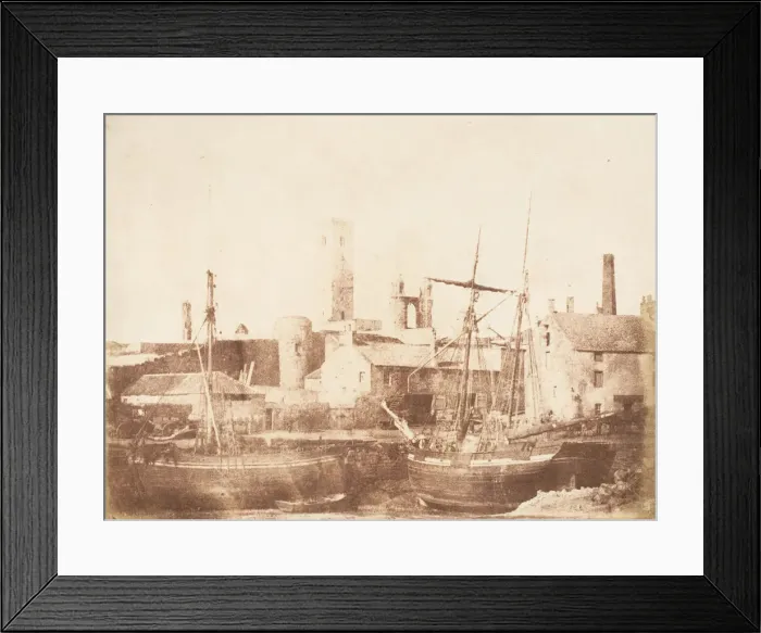 Framed Print : St. Andrews. The Harbor, 1843-47. Creators: David Octavius Hill, Robert Adamson Framed Print : St. Andrews. The Harbor, 1843-47. Creators: David Octavius Hill, Robert Adamson