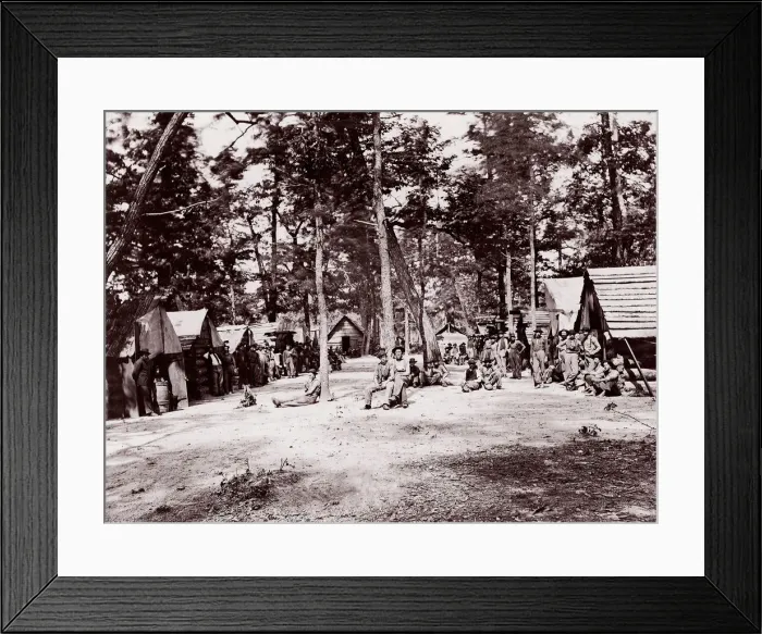 Framed Print : Co. E, 21st Michigan Infantry. Shermans Volunteers, 1861-65. Creator: Unknown Framed Print : Co. E, 21st Michigan Infantry. Shermans Volunteers, 1861-65. Creator: Unknown