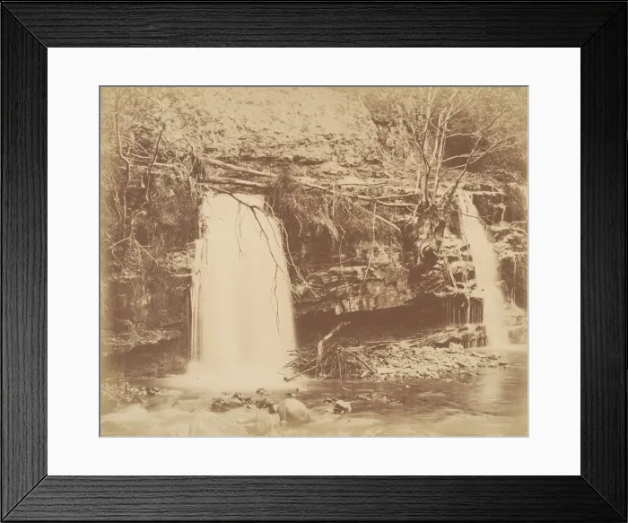 Framed Print : The Lower Fall, 1856. Creator: G. B. Gething Framed Print : The Lower Fall, 1856. Creator: G. B. Gething