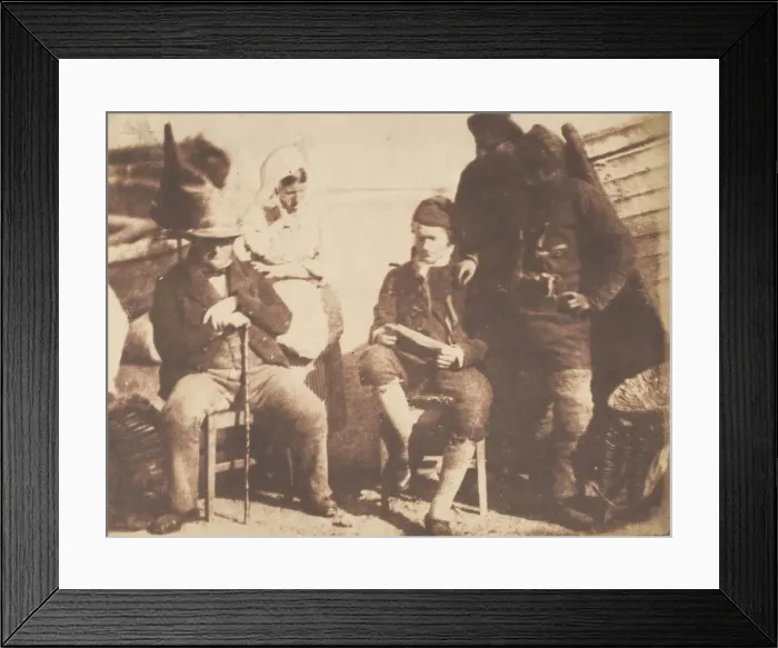 Framed Print : Newhaven Group, 1843-47. Creators: David Octavius Hill, Robert Adamson Framed Print : Newhaven Group, 1843-47. Creators: David Octavius Hill, Robert Adamson