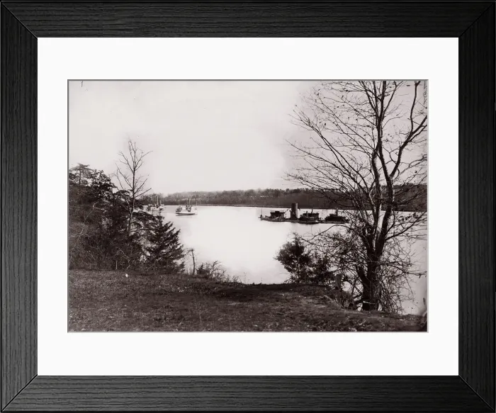 Framed Print : U. S. Monitor Onondaga, James River, 1861-65. Creator: Unknown Framed Print : U. S. Monitor Onondaga, James River, 1861-65. Creator: Unknown