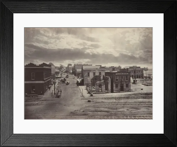Framed Print : City of Atlanta, Georgia No. 2, 1866. Creator: George N. Barnard Framed Print : City of Atlanta, Georgia No. 2, 1866. Creator: George N. Barnard