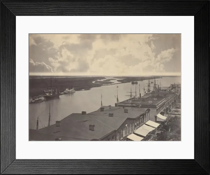 Framed Print : Savanah, Georgia No. 2, 1860s. Creator: George N. Barnard Framed Print : Savanah, Georgia No. 2, 1860s. Creator: George N. Barnard