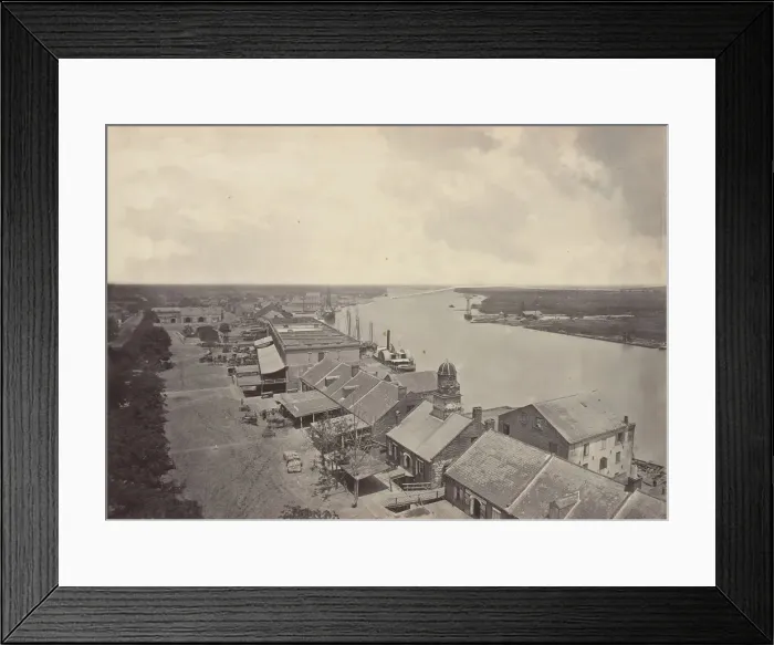 Framed Print : Savanah, Georgia No. 1, 1860s. Creator: George N. Barnard Framed Print : Savanah, Georgia No. 1, 1860s. Creator: George N. Barnard