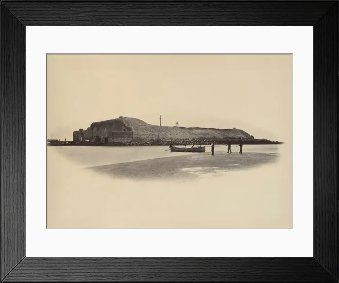 Framed Print : Fort Sumpter, 1860s. Creator: George N. Barnard Framed Print : Fort Sumpter, 1860s. Creator: George N. Barnard