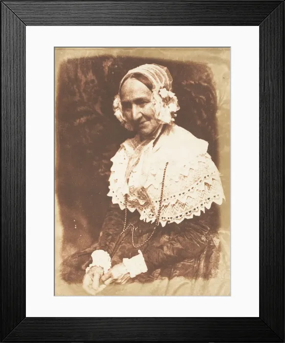 Framed Print : Mrs. Rigby, 1843-47. Creators: David Octavius Hill, Robert Adamson, Hill & Adamson Framed Print : Mrs. Rigby, 1843-47. Creators: David Octavius Hill, Robert Adamson, Hill & Adamson