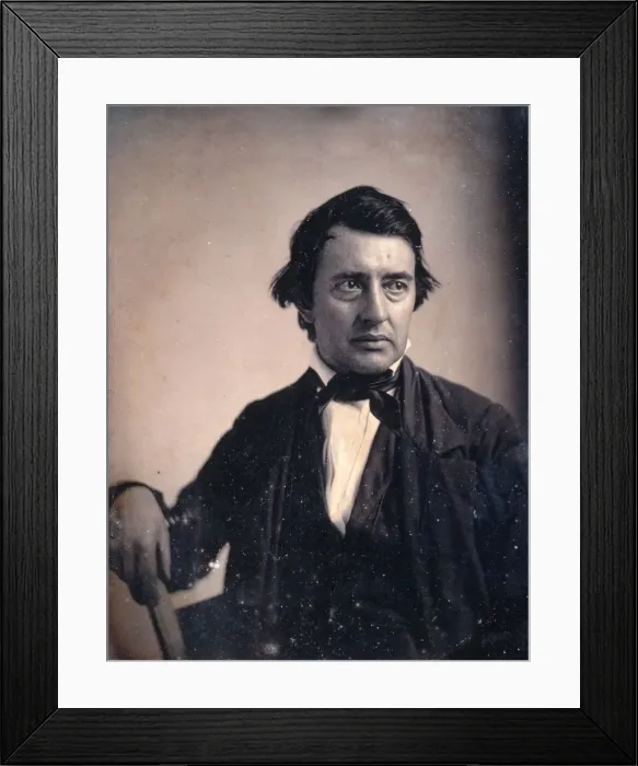 Framed Print : Albert Sands Southworth, ca. 1845-50. Creators: Josiah Johnson Hawes Framed Print : Albert Sands Southworth, ca. 1845-50. Creators: Josiah Johnson Hawes