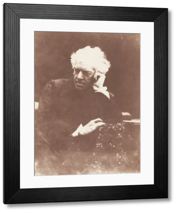 Framed Print : Sir William Allan, 1843-47. Creators: David Octavius Hill, Robert Adamson Framed Print : Sir William Allan, 1843-47. Creators: David Octavius Hill, Robert Adamson
